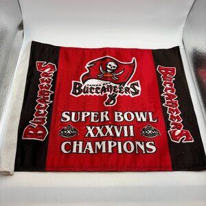 NFL Tampa Bay Buccaneers Super Bowl XXXVII Champs Flag Logo 14" x 11" Flag